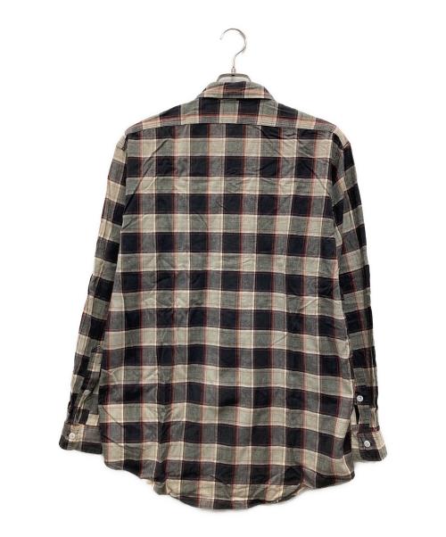 RRL（ダブルアールエル）RRL (ダブルアールエル) 90's 三つ星チェックシャツ ベージュ×ブラック サイズ:Mの古着・服飾アイテム