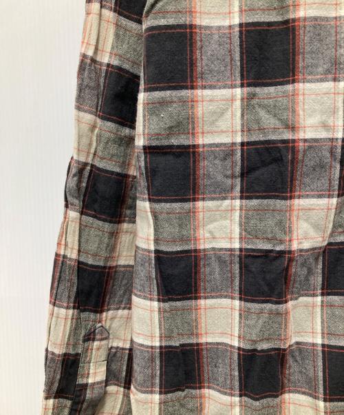 RRL（ダブルアールエル）RRL (ダブルアールエル) 90's 三つ星チェックシャツ ベージュ×ブラック サイズ:Mの古着・服飾アイテム