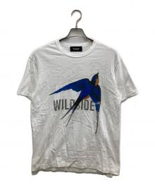 WILDSIDE YOHJI YAMAMOTO（ワイルドサイド ヨウジ ヤマモト）の古着「Swallow White T-Shirt/スワロー ホワイト ティーシャツ」｜ホワイト