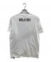 WILDSIDE YOHJI YAMAMOTO (ワイルドサイド ヨウジ ヤマモト) BLUE CHRYSANTHEMUM White T-Shirt/ブルー クリサンセマム ホワイト ティーシャツ ホワイト サイズ:L：8000円