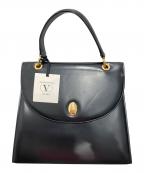 VALENTINO GARAVANIヴァレンティノ・ガラヴァーニ）の古着「レザーハンドバッグ」｜ブラック