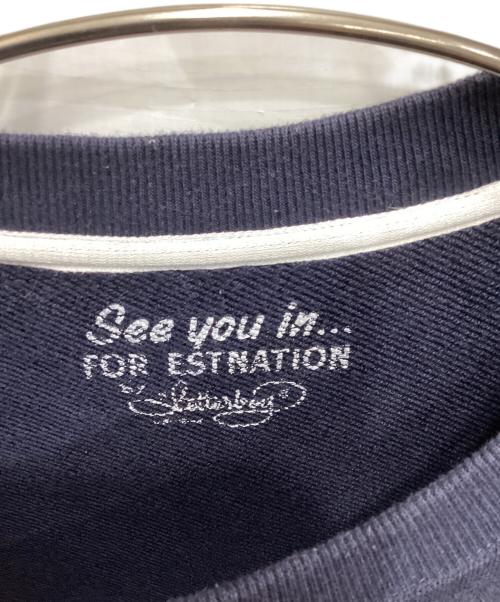 ESTNATION（エストネーション）ESTNATION (エストネーション) クルーネックスウェット ネイビー サイズ:Lの古着・服飾アイテム