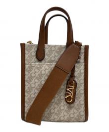 MICHAEL KORS（マイケルコース）の古着「GIGI エンパイア シグネチャーロゴ ショッパートート」｜ベージュ