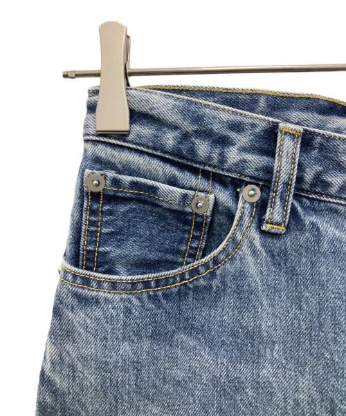Whim Gazette（ウィムガゼット）Whim Gazette (ウィムガゼット) denimスリットスカート インディゴ サイズ:36の古着・服飾アイテム