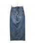 Whim Gazette (ウィムガゼット) denimスリットスカート インディゴ サイズ:36：18000円