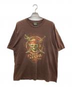 DISNEYディズニー）の古着「ムービーTシャツ」｜ブラウン