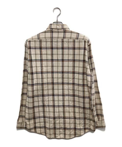 Hysteric Glamour（ヒステリックグラマー）Hysteric Glamour (ヒステリックグラマー) チェックネルシャツ ベージュ サイズ:FREEの古着・服飾アイテム