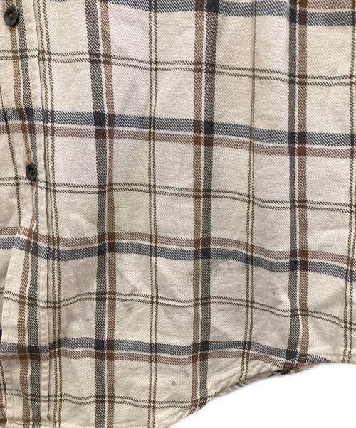 Hysteric Glamour（ヒステリックグラマー）Hysteric Glamour (ヒステリックグラマー) チェックネルシャツ ベージュ サイズ:FREEの古着・服飾アイテム