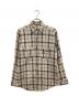Hysteric Glamour（ヒステリックグラマー）の古着「チェックネルシャツ」｜ベージュ