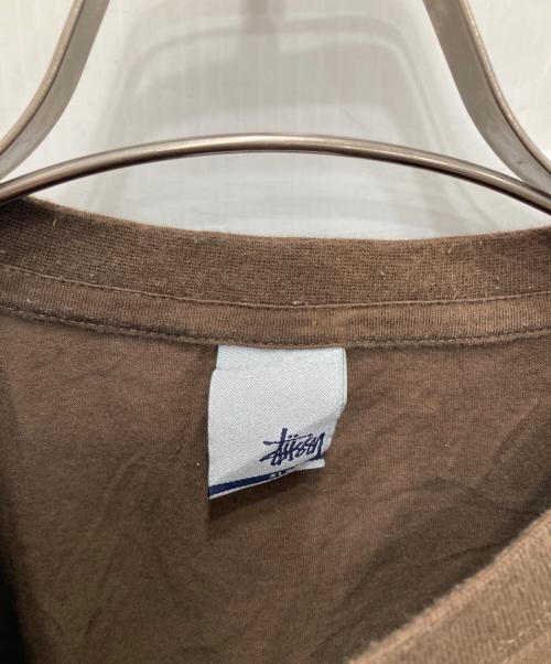 stussy（ステューシー）stussy (ステューシー) 00sジェイソンスカルプリントTシャツ ブラウン サイズ:XLARGEの古着・服飾アイテム