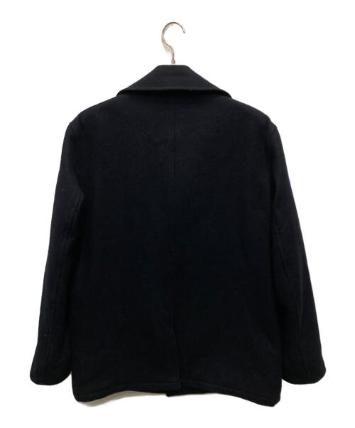 Schott（ショット）Schott (ショット) stussy (ステューシー) メルトンダブルライダースジャケット ネイビー サイズ:XLの古着・服飾アイテム