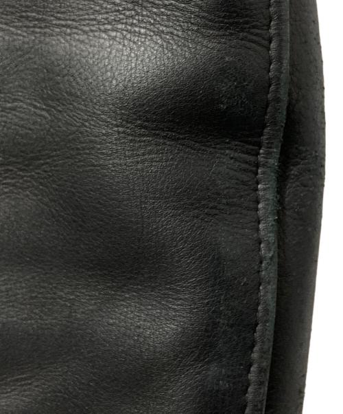 Schott（ショット）Schott (ショット) ワンスター メルトンレザーダブルライダースジャケット ブラック サイズ:42の古着・服飾アイテム