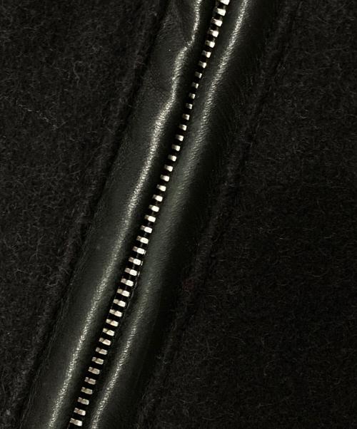 Schott（ショット）Schott (ショット) ワンスター メルトンレザーダブルライダースジャケット ブラック サイズ:42の古着・服飾アイテム