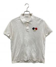 MONCLER（モンクレール）の古着「MAGLIA POLO MANICA CORTA / マリア ポロ マニカ コルタ」｜ホワイト