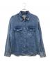 stussy（ステューシー）の古着「24SS Boxy Western Denim L/S Shirt/ボクシー ウェスタン デニム エルエス シャツ」｜インディゴ