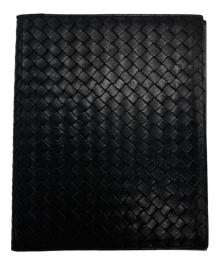 BOTTEGA VENETA（ボッテガベネタ）の古着「イントレチャートノートカバー」｜ブラック