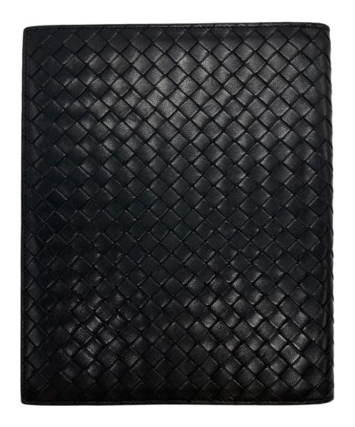 BOTTEGA VENETA（ボッテガベネタ）BOTTEGA VENETA (ボッテガベネタ) イントレチャートノートカバー ブラックの古着・服飾アイテム