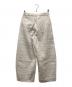 heliopole (エリオポール) JACQUARD CURVY PANTS/ジャガード カーヴィー パンツ ホワイト サイズ:Ｓ：7000円
