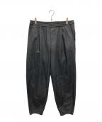 NEW BALANCEニューバランス）の古着「MET24 Denim Easy Pants ムードインディゴ/メットトゥエンティフォー デニム イージーパンツ」｜グレー