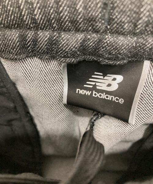 NEW BALANCE（ニューバランス）NEW BALANCE (ニューバランス) MET24 Denim Easy Pants ムードインディゴ/メットトゥエンティフォー デニム イージーパンツ  グレー サイズ:XLの古着・服飾アイテム