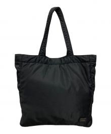 PORTER（ポーター）の古着「CREAM TOTE BAG/クリーム トートバッグ」｜ブラック
