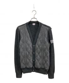 MONCLER GAMME BLEU（モンクレール ガム ブルー）の古着「MAGLIONE TRICOT CARDIGAN/カーディガン/マリオーネ トリコ カーディガン」｜グレー