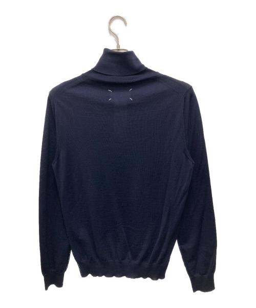 Maison Margiela（メゾンマルジェラ）Maison Margiela (メゾンマルジェラ) タートルネックニット ネイビー サイズ:Mの古着・服飾アイテム