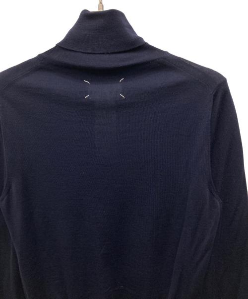 Maison Margiela（メゾンマルジェラ）Maison Margiela (メゾンマルジェラ) タートルネックニット ネイビー サイズ:Mの古着・服飾アイテム