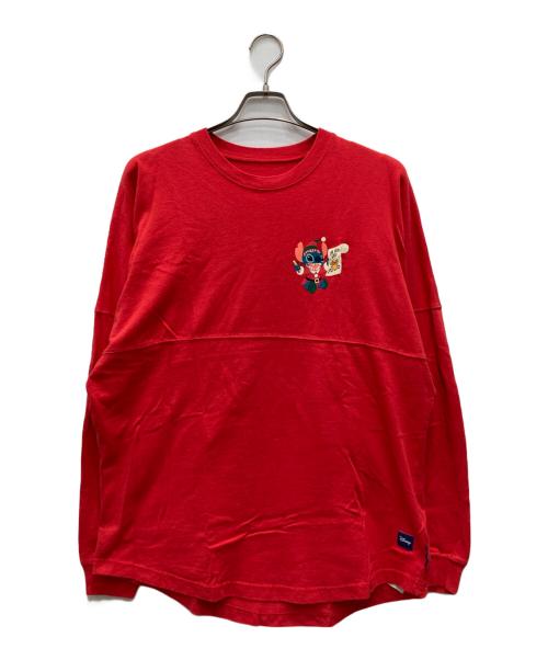 香港Disney（ホンコンディズニー）香港Disney (ホンコンディズニー) スピリットジャージー レッド サイズ:Mの古着・服飾アイテム