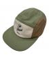 cafe kitsune（カフェ キツネ）の古着「Colorblock 5p Cap/カラーブロック ファイブパネル キャップ」｜ベージュ×カーキ