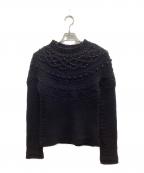 tricot COMME des GARCONSトリココムデギャルソン）の古着「ビジュー付ニット」｜ブラック