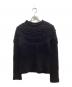 tricot COMME des GARCONS（トリココムデギャルソン）の古着「ビジュー付ニット」｜ブラック