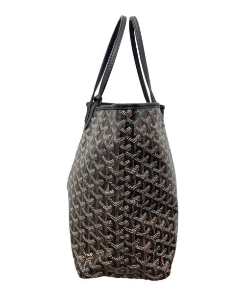 GOYARD（ゴヤール）GOYARD (ゴヤール) サンルイPM/トートバッグ ブラック×ブラウンの古着・服飾アイテム
