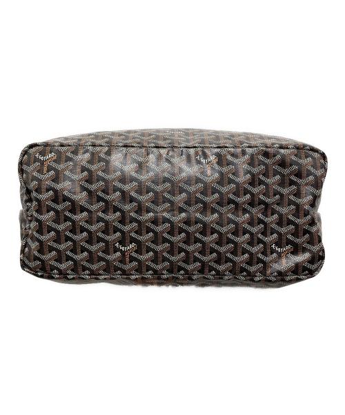 GOYARD（ゴヤール）GOYARD (ゴヤール) サンルイPM/トートバッグ ブラック×ブラウンの古着・服飾アイテム