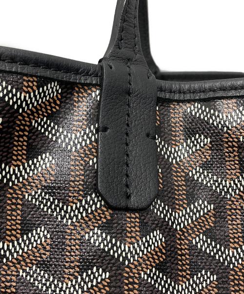 GOYARD（ゴヤール）GOYARD (ゴヤール) サンルイPM/トートバッグ ブラック×ブラウンの古着・服飾アイテム