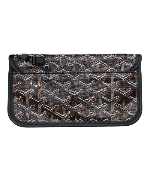 GOYARD（ゴヤール）GOYARD (ゴヤール) サンルイPM/トートバッグ ブラック×ブラウンの古着・服飾アイテム