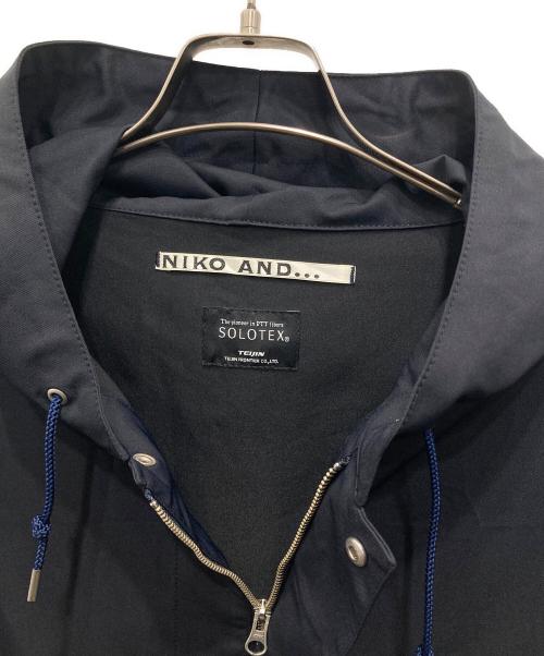niko and（ニコアンド）niko and (ニコアンド) Dickies (ディッキーズ) ソロテックス ビッグコート ブラック サイズ:Fの古着・服飾アイテム