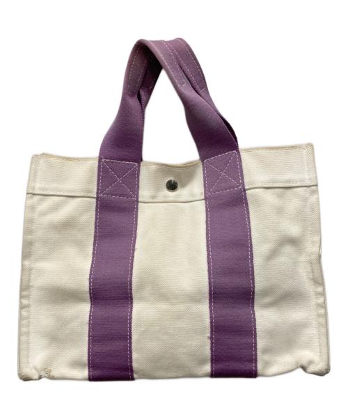 HERMES（エルメス）HERMES (エルメス) ボラボラPM ホワイト×パープルの古着・服飾アイテム
