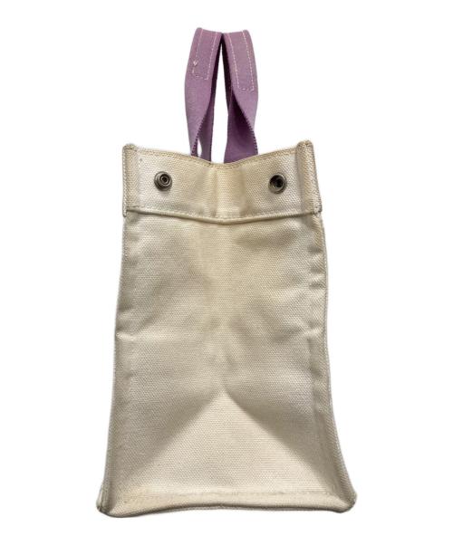 HERMES（エルメス）HERMES (エルメス) ボラボラPM ホワイト×パープルの古着・服飾アイテム