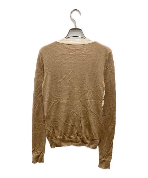 JIL SANDER NAVY（ジルサンダー ネイビー）JIL SANDER NAVY (ジルサンダー ネイビー) シルクカシミヤニットカーディガン ベージュ サイズ:XSの古着・服飾アイテム