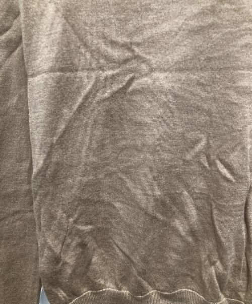 JIL SANDER NAVY（ジルサンダー ネイビー）JIL SANDER NAVY (ジルサンダー ネイビー) シルクカシミヤニットカーディガン ベージュ サイズ:XSの古着・服飾アイテム