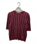 MARNIマルニ）の古着「S/Sシルクニット」｜ボルドー