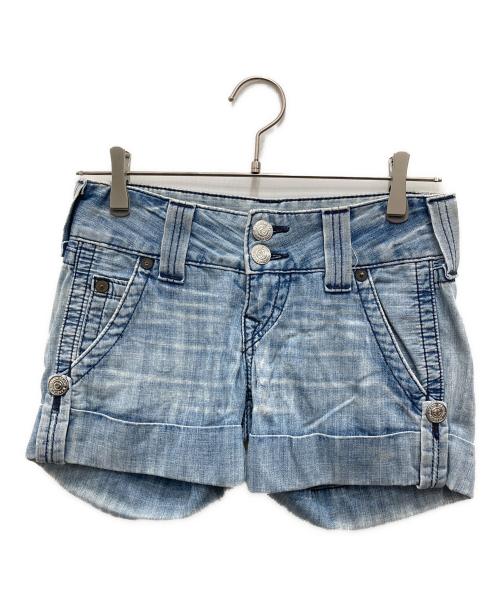 TRUE RELIGION（トゥルー レリジョン）TRUE RELIGION (トゥルー レリジョン) ショートデニムパンツ インディゴ サイズ:W25の古着・服飾アイテム
