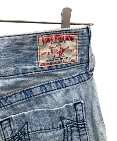 TRUE RELIGION（トゥルー レリジョン）TRUE RELIGION (トゥルー レリジョン) ショートデニムパンツ インディゴ サイズ:W25の古着・服飾アイテム