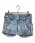 TRUE RELIGION（トゥルー レリジョン）の古着「ショートデニムパンツ」｜インディゴ