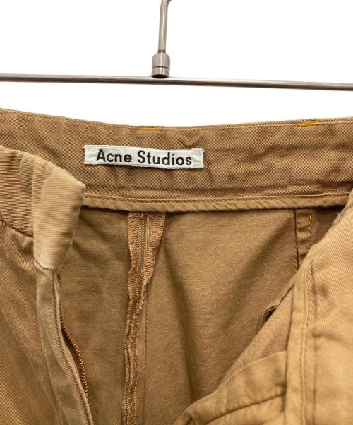 Acne studios（アクネ ストゥディオズ）ACNE STUDIOS (アクネ ストゥディオズ) タックパンツ ベージュ サイズ:34の古着・服飾アイテム
