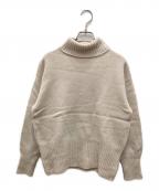 Spick and Spanスピック＆スパン）の古着「ウールカシミヤタートルネックニット」｜アイボリー