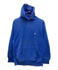 Champion（チャンピオン）の古着「80's中期 リバースウィーブパーカー」｜ブルー
