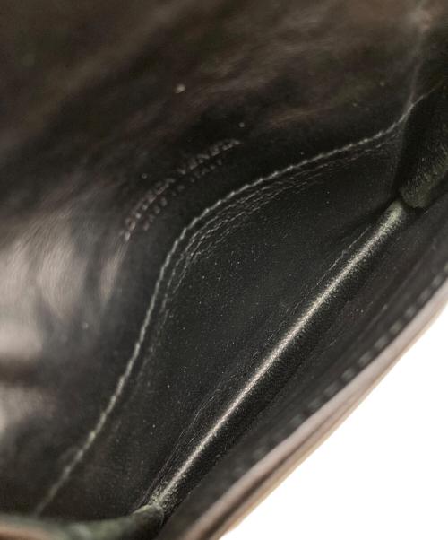 BOTTEGA VENETA（ボッテガベネタ）BOTTEGA VENETA (ボッテガベネタ) イントレチャートカードケース ブラックの古着・服飾アイテム