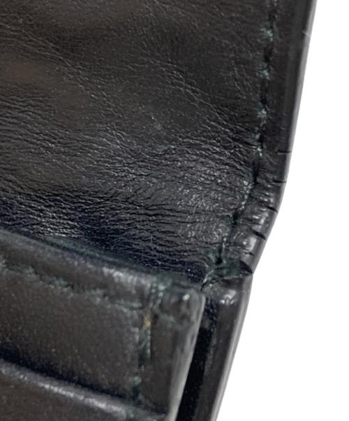 BOTTEGA VENETA（ボッテガベネタ）BOTTEGA VENETA (ボッテガベネタ) イントレチャートカードケース ブラックの古着・服飾アイテム